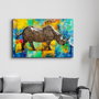 Wallity Pintura Decorativa de Vidrio Templado Multicolor 46 x 72 cm